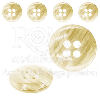 botao corozita 1040 Creme 50b